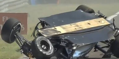 Perez-Crash überschattet Ungarn-Training