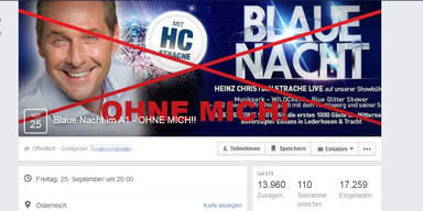 Tausende rufen zum Strache-Disco-Boykott auf