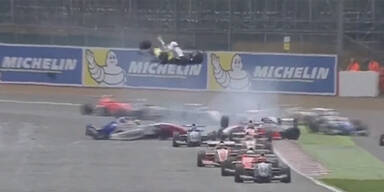 Habsburg mit Horror-Crash in Silverstone