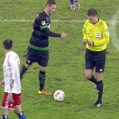 Kurioses Gelb-Rot für für Arnautovic