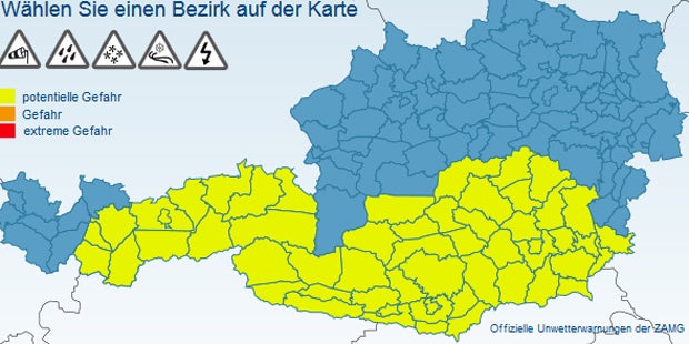 Kaltfront beendet Hitzewelle