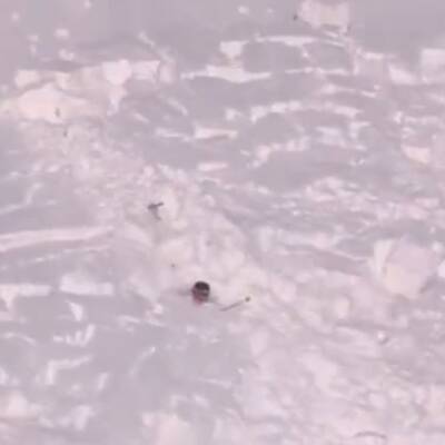 Freerider überlebt diese Mega-Lawine