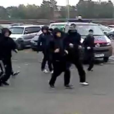 Die Bilder zu den Derby-Krawallen