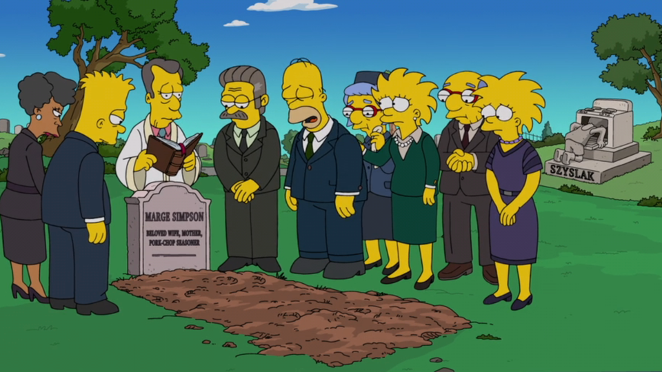 Schock für Fans: Marge Simpsons Beerdigung im Staffelfinale.