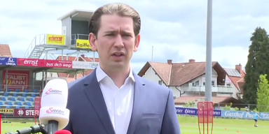 Sebastian Kurz im Stadion