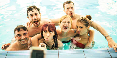 Selfie Schwimmbad