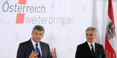 Regierungsklausur Semmering Faymann Spindelegger