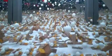 Ping Pong B&auml;lle in der Mausefalle