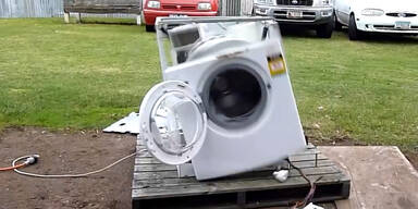 Waschmaschine dreht v&ouml;llig durch!