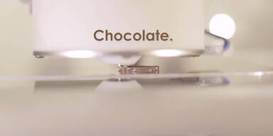 Endlich: 3D Drucker kreiert Schoko-Skulpturen!