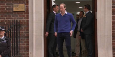 Der stolze Papa William