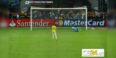 Peinliches Elfmeterschiessen der Brasilianer