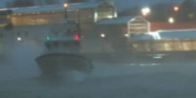 In den USA: Sturm, Regen und Schnee