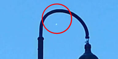 Mysteri&ouml;ses Flugobjekt &uuml;ber Wien gefilmt