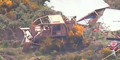 Nachbar rastet aus: Amokfahrt mit Bulldozer