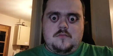 Augen tanzen im Rhythmus zur Musik