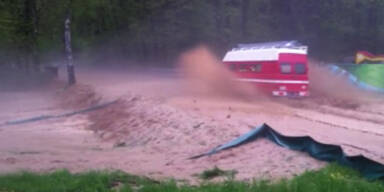 Heftige Unwetter fordern ein Todesopfer