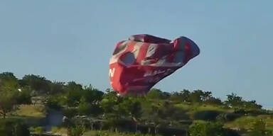 Touristen bei Ballon-Absturz getötet