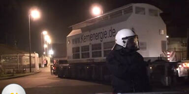 Nach 126 Stunden am Ziel: Castor in Gorleben