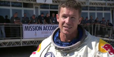 Baumgartner-Interview nach dem Sprung