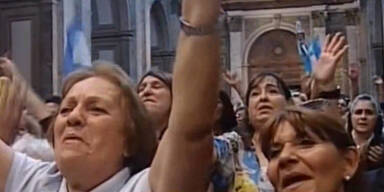 So feiern die Argentinier ihren "Papa"