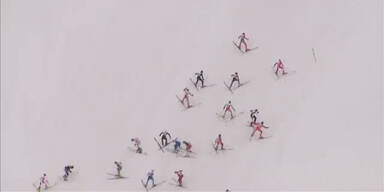 Skimassenstart in St. Anton am Arlberg