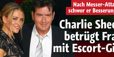 Charlie Sheen: Affäre mit Dessous-Model
