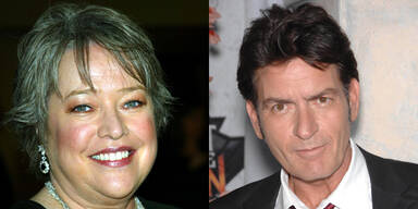 Kathy Bates und Charly Sheen