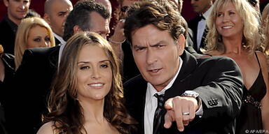 Sheen mit seiner dritten Frau Brooke Mueller