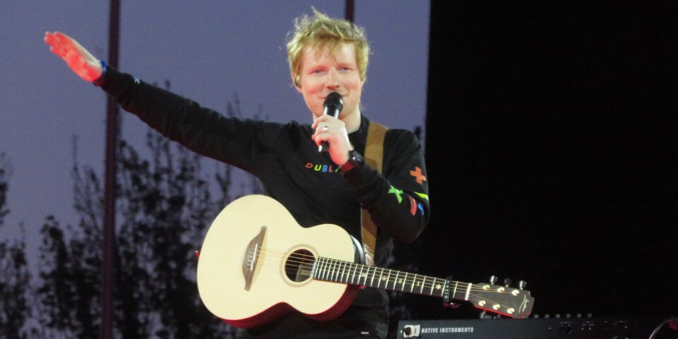 Ed Sheeran liefert die Show des Jahres