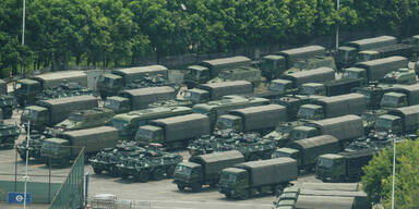 Hongkong: China droht mit 'gewaltsamen Eingreifen'