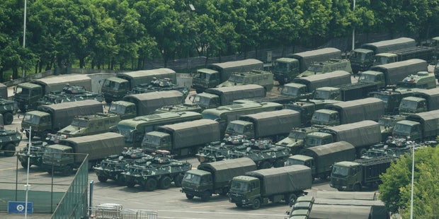 China provoziert mit Truppenübung