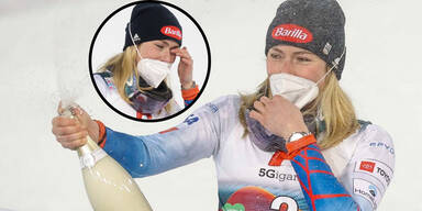 Tr&auml;nen bei Rekord-Show von Shiffrin