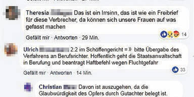 Shitstorm Freisprüche