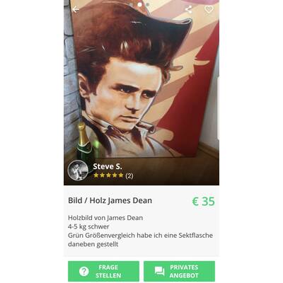 Shpock Größenvergleich