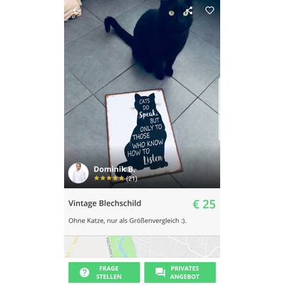 Shpock Größenvergleich