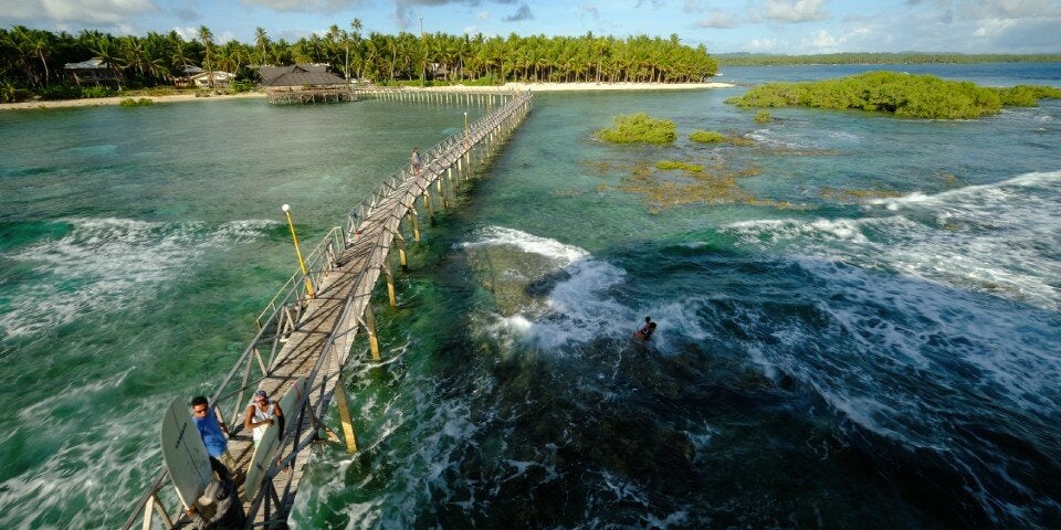 Siargao Cloud 9 boardwalk