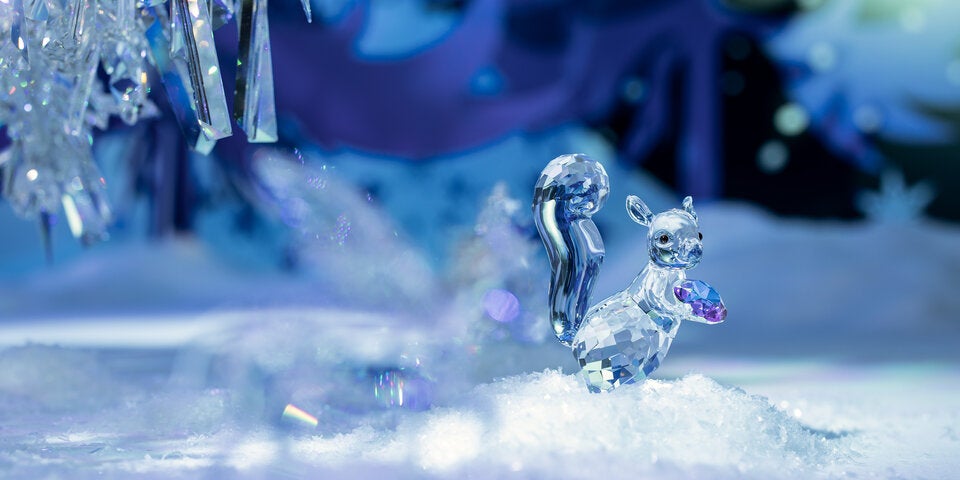 Silent Light Kristallbaum ziert die Kärntner Straße