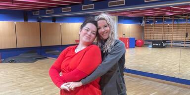 Simone Lugner mit ihrer Schwester Sonja