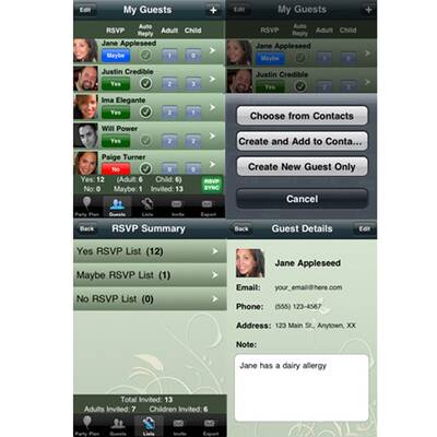 Apps rund um das Thema Feiern