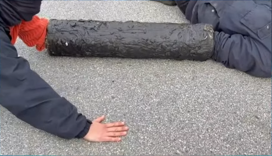 Sitzblockade Parteitag