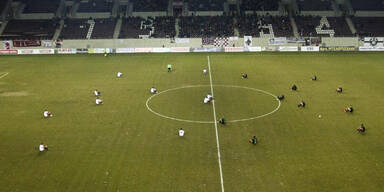 Profis mit Sitzstreik f&uuml;r Fl&uuml;chtlinge