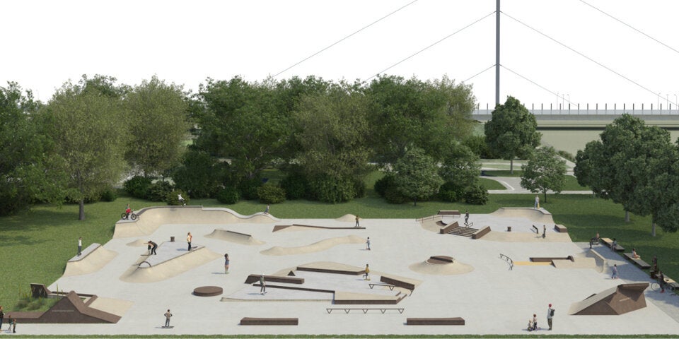 Neuer Mega-Skaterpark bald in Linz