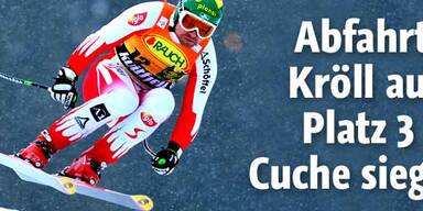 Klaus Kröll fährt aufs Podest