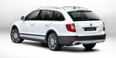 Start für den Skoda Superb Scout