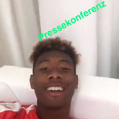 David Alabas neue Snapchat-Fotos