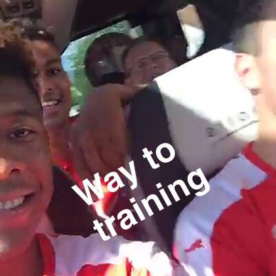 David Alabas neue Snapchat-Fotos