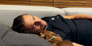 Süße Dackelküsse für Zverev vor Viertelfinal-Showdown in Wien