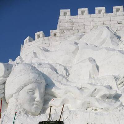 20. Schneeskulpturen-Ausstellung