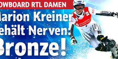 Bronze - Kreiner holt Snowboard-Medaille
